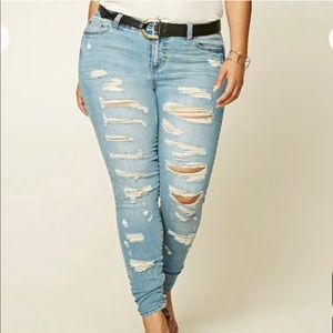 Distressed Skinny Jeans